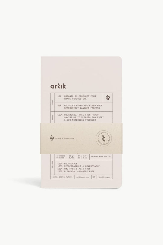 Artik Pack Of 2 Singer Sewn Notebooks in Grape