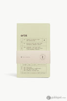 Artik Pack Of 2 Singer Sewn Notebooks in Kiwi Blank Notebooks Journals