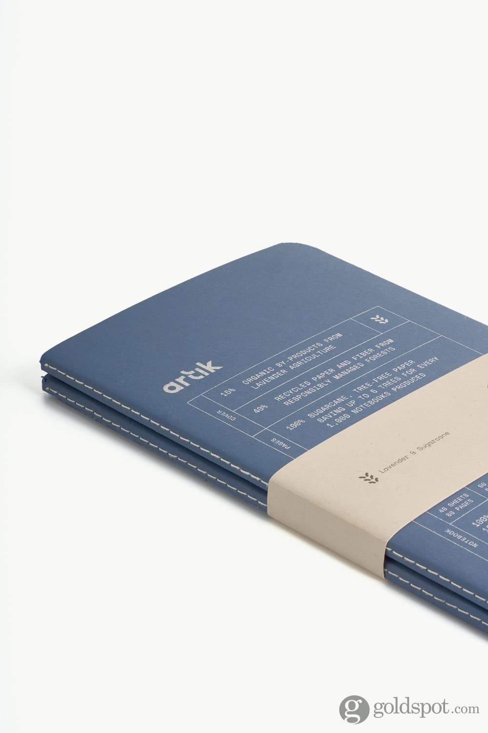 Artik Pack Of 2 Singer Sewn Notebooks in Lavender Notebooks Journals