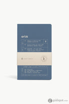 Artik Pack Of 2 Singer Sewn Notebooks in Lavender Blank Notebooks Journals
