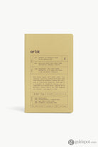 Artik Pack Of 2 Singer Sewn Notebooks in Olive Notebooks Journals