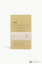 Artik Pack Of 2 Singer Sewn Notebooks in Olive Blank Notebooks Journals
