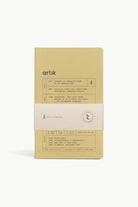 Artik Pack Of 2 Singer Sewn Notebooks in Olive Notebooks Journals