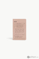 Artik Pack Of 3 Pocket Singer Sewn Notebooks in Almond Notebooks Journals