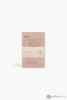 Artik Pack Of 3 Pocket Singer Sewn Notebooks in Almond Dotted Notebooks Journals