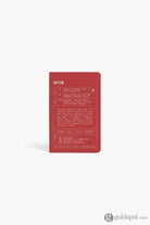 Artik Pack Of 3 Pocket Singer Sewn Notebooks in Cherry Notebooks Journals