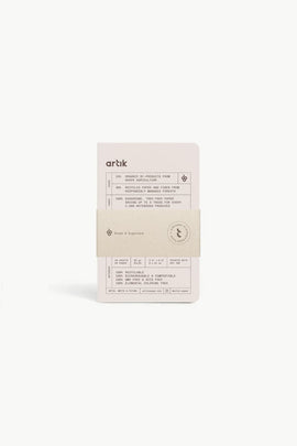 Artik Pack Of 3 Pocket Singer Sewn Notebooks in Grape