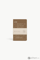 Artik Pack Of 3 Pocket Singer Sewn Notebooks in Hazelnut Lined Notebooks Journals