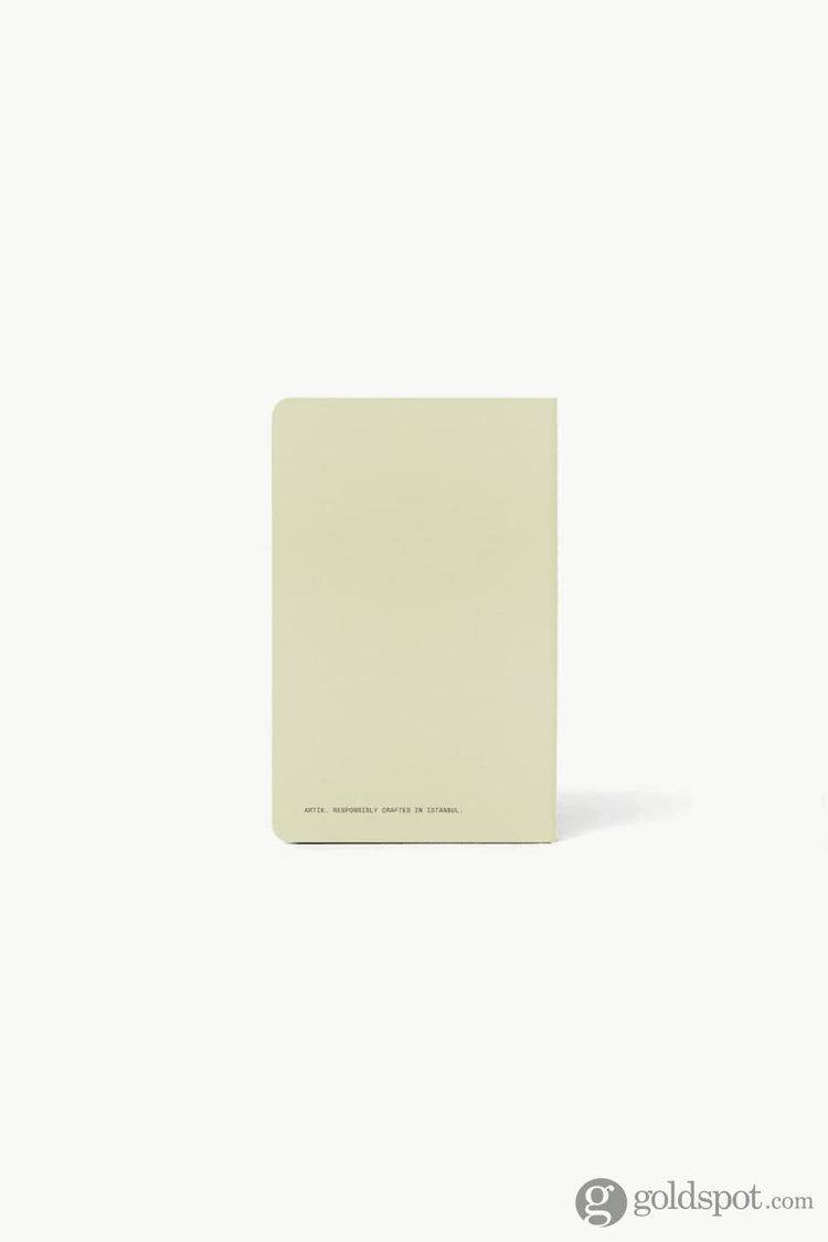 Artik Pack Of 3 Pocket Singer Sewn Notebooks in Kiwi Notebooks Journals