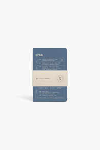 Artik Pack Of 3 Pocket Singer Sewn Notebooks in Lavender