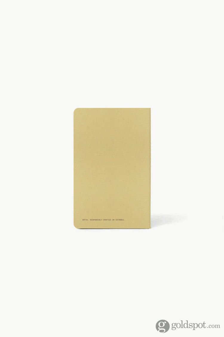Artik Pack Of 3 Pocket Singer Sewn Notebooks in Olive Notebooks Journals