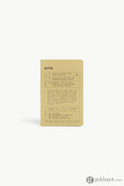 Artik Pack Of 3 Pocket Singer Sewn Notebooks in Olive Notebooks Journals