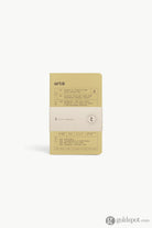 Artik Pack Of 3 Pocket Singer Sewn Notebooks in Olive Lined Notebooks Journals