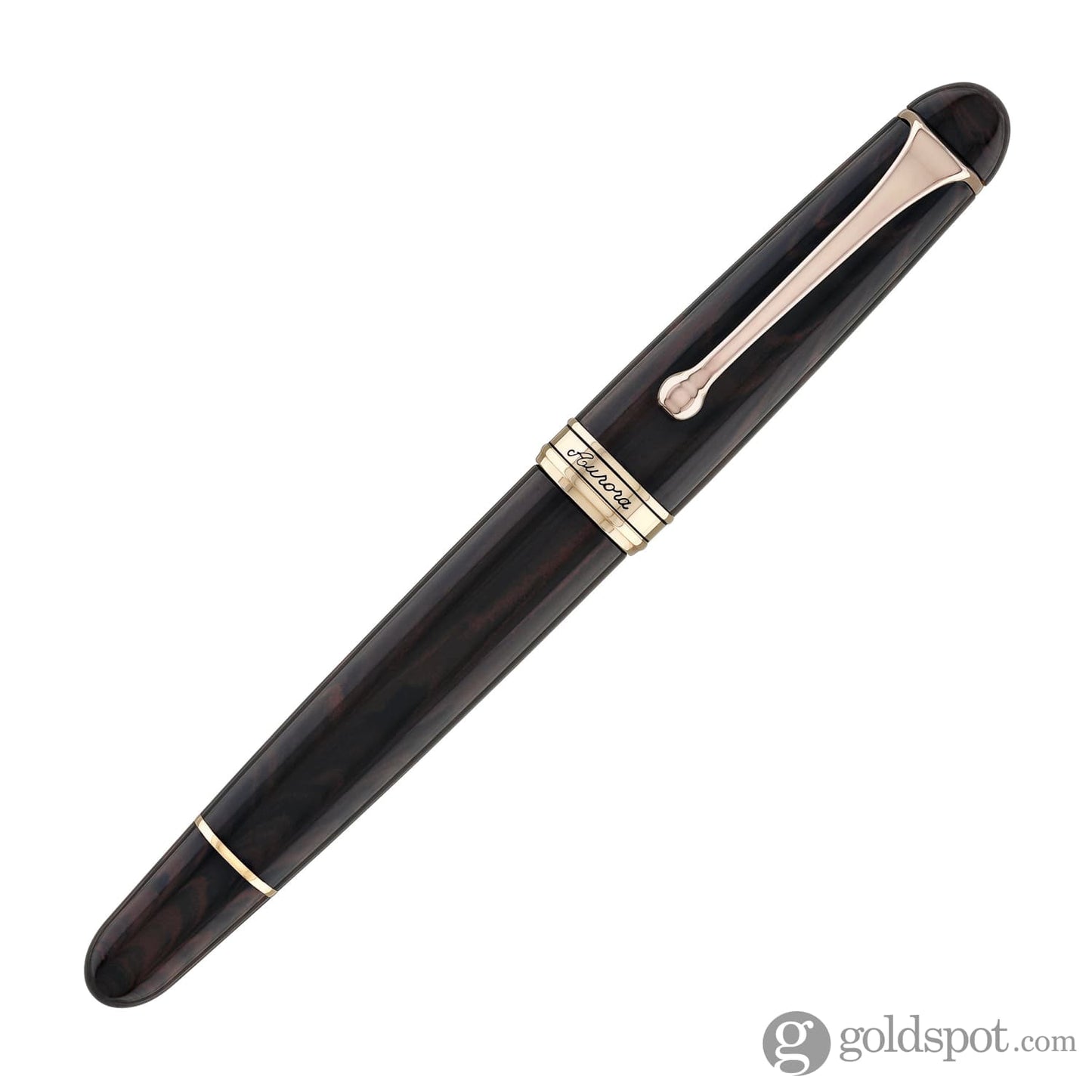 Aurora 88 Fountain Pen in Ebonite Cognac - 18K Gold - Limited Edition Fountain Pen
