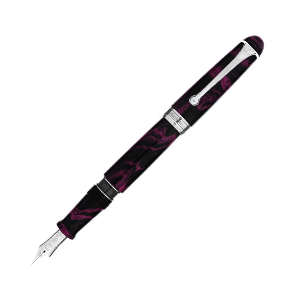Aurora 88 Fountain Pen in Ebonite Magenta - 18K Gold Fountain Pen