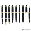 Aurora 88 Large Fountain Pen in Black with Gold Trim - 14K Gold Fountain Pen