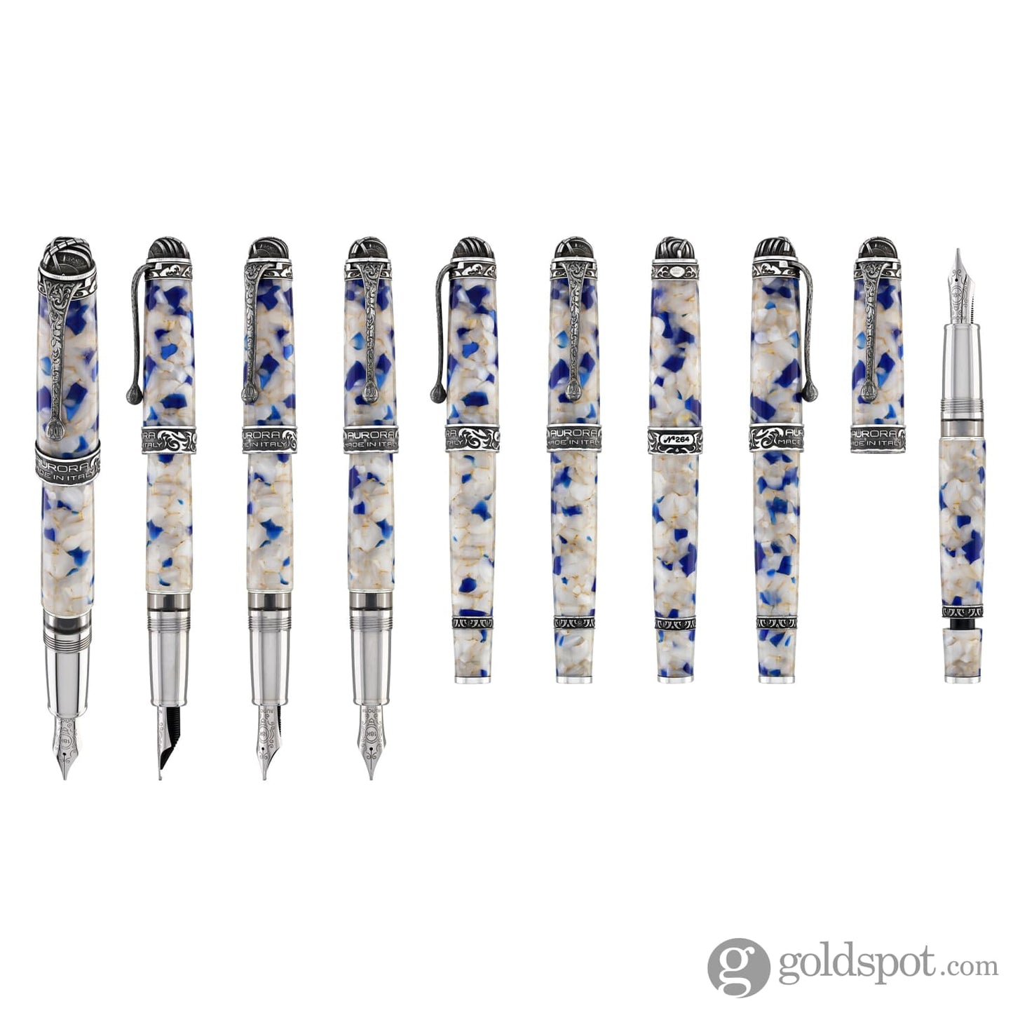 Aurora Ancient Maps Fountain Pen in Fra Mauro - Limited Edition - Medium Point Fountain Pen