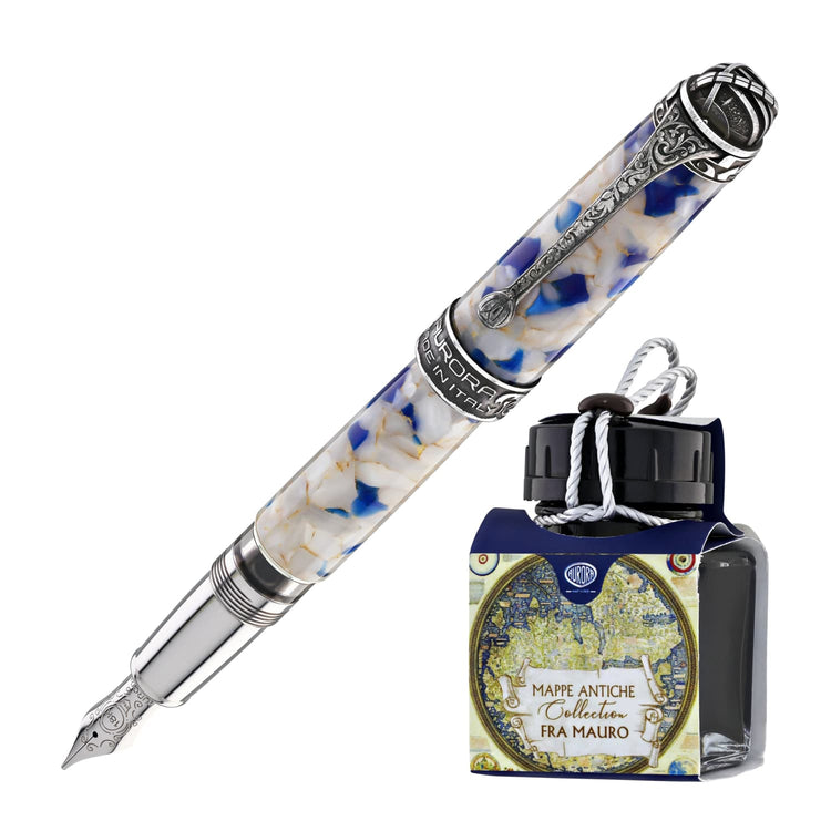 Aurora Ancient Maps Fountain Pen in Fra Mauro - Limited Edition - Medium Point Fountain Pen