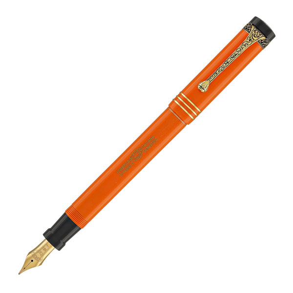 Aurora Internazionale Fountain Pen in Orange - 18K Rose Gold Fountain Pen