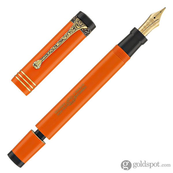 Aurora Internazionale Fountain Pen in Orange - 18K Rose Gold Fountain Pen