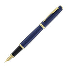 Parker Meridian Fountain Pen in Blue with Gold Trim
