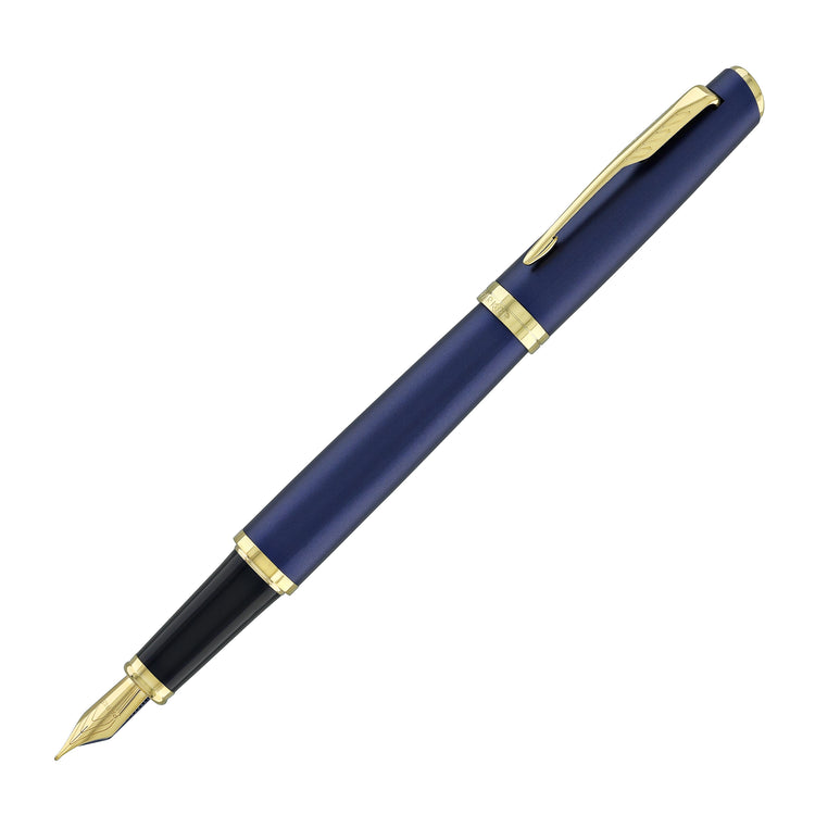 Parker Meridian Fountain Pen in Blue with Gold Trim