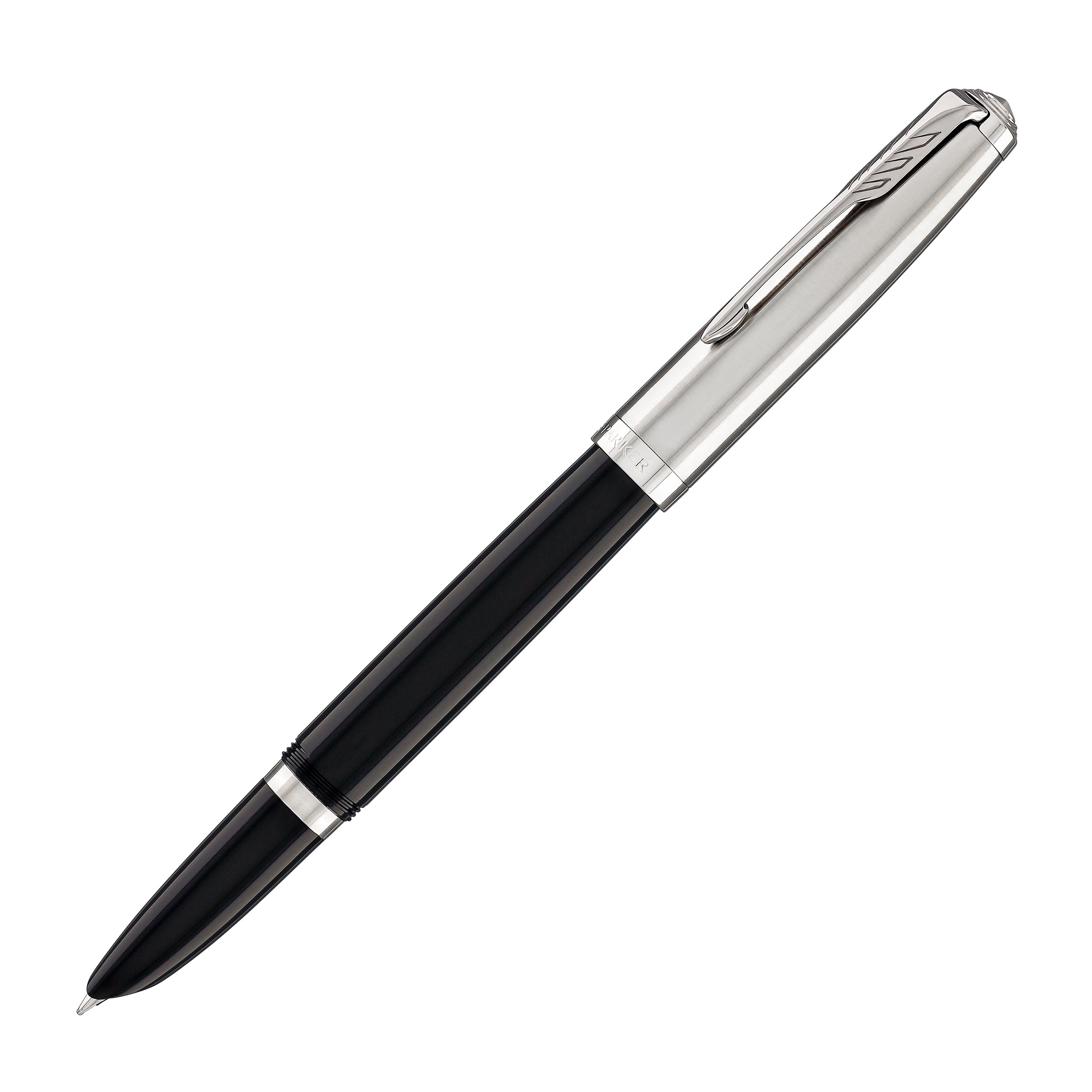 Parker 51 Fountain Pen in Black with Chrome Trim - Goldspot Pens