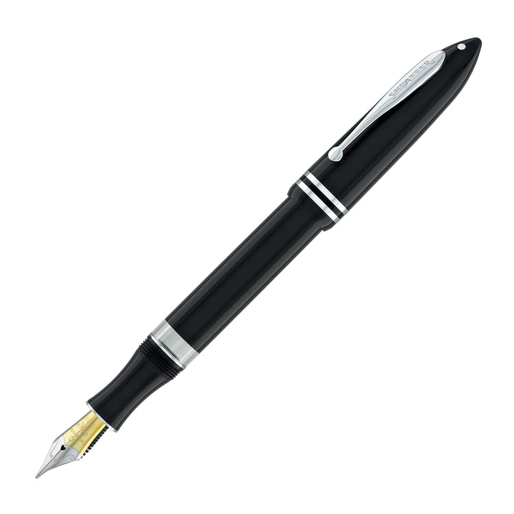 Sheaffer Balance III E892 Fountain Pen in Glossy Black & Chrome Trims