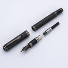 Monteverde Innova Fountain Pen in Matte Carbon with Gunmetal Trim