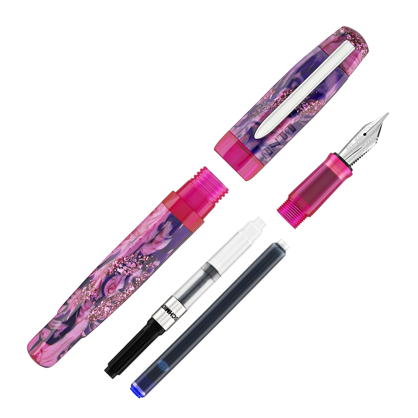Benu AstroGem Collection Fountain in Juno Fountain Pens