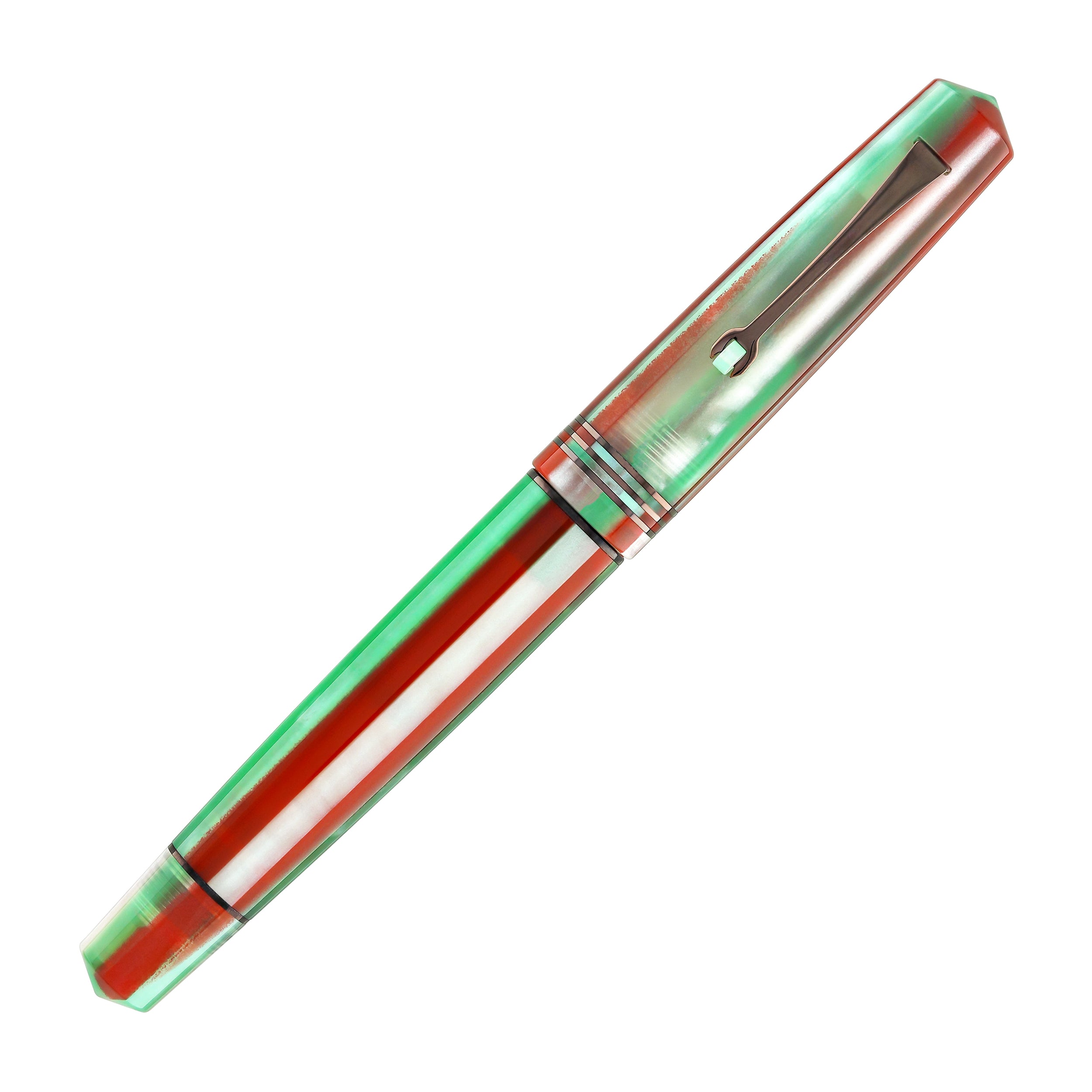 Leonardo Momento Zero Fountain Pen in Rainbow Cookie - Goldspot Pens