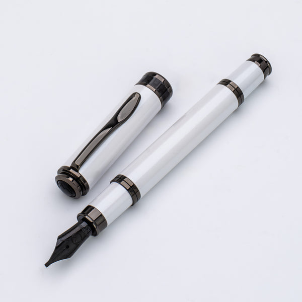 Monteverde Innova Fountain Pen in 2026 Cloud Dancer in Gunmetal Trim - Limited Edition