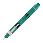 Nahvalur Eclipse Retractable Fountain Pen in Emerald with Gold Trim