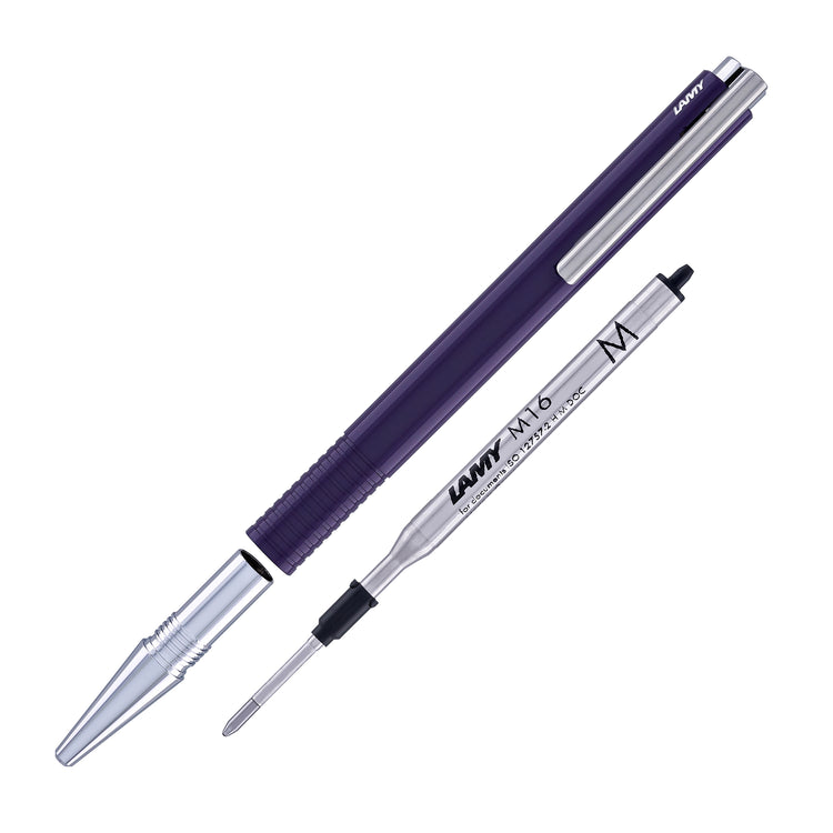 Lamy Logo M+ Ballpoint Pen in Aubergine