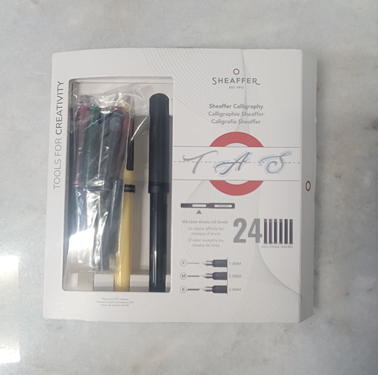 Misfit Item 0132 Sheaffer Calligraphy Maxi Kit with Black and Yellow Pens