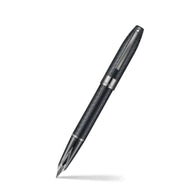Sheaffer Legacy Chevron Fountain Pen in Matte Black with PVD Gunmetal
