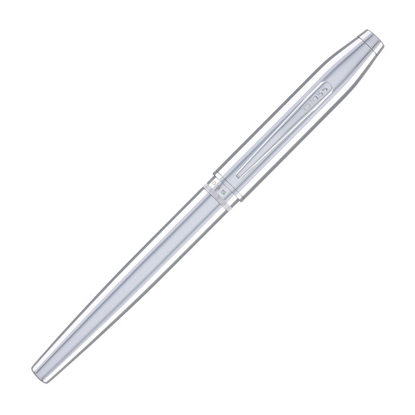 Cross Foundry Fountain Pen in Polished Chrome with Polished Chrome Appointments - Medium Nib
