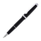 Cross Lume Fountain Pen in Obsidian Black with Polished Chrome Appointments - Medium Nib