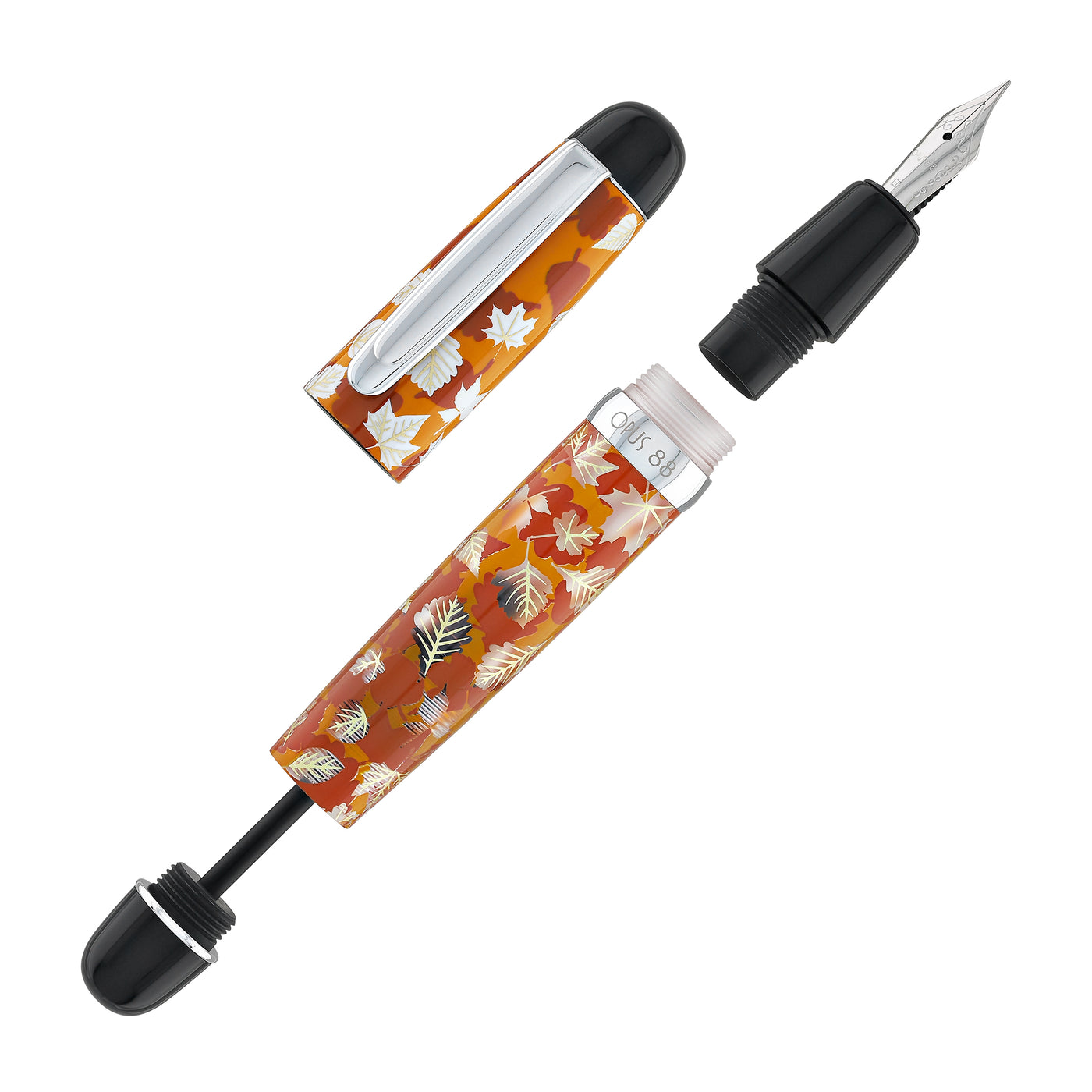 Opus 88 Mini Fountain Pen in Fall Leaves - Goldspot Pens