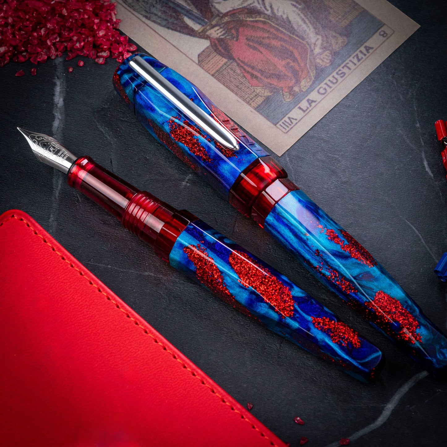 Benu AstroGem Collection Fountain in Apollo Fountain Pens