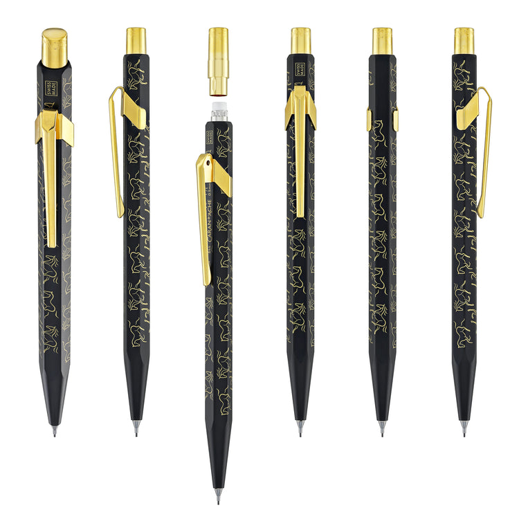 Caran d'Ache 849 Metal Mechanical Pencil in Horse Black - 0.5mm