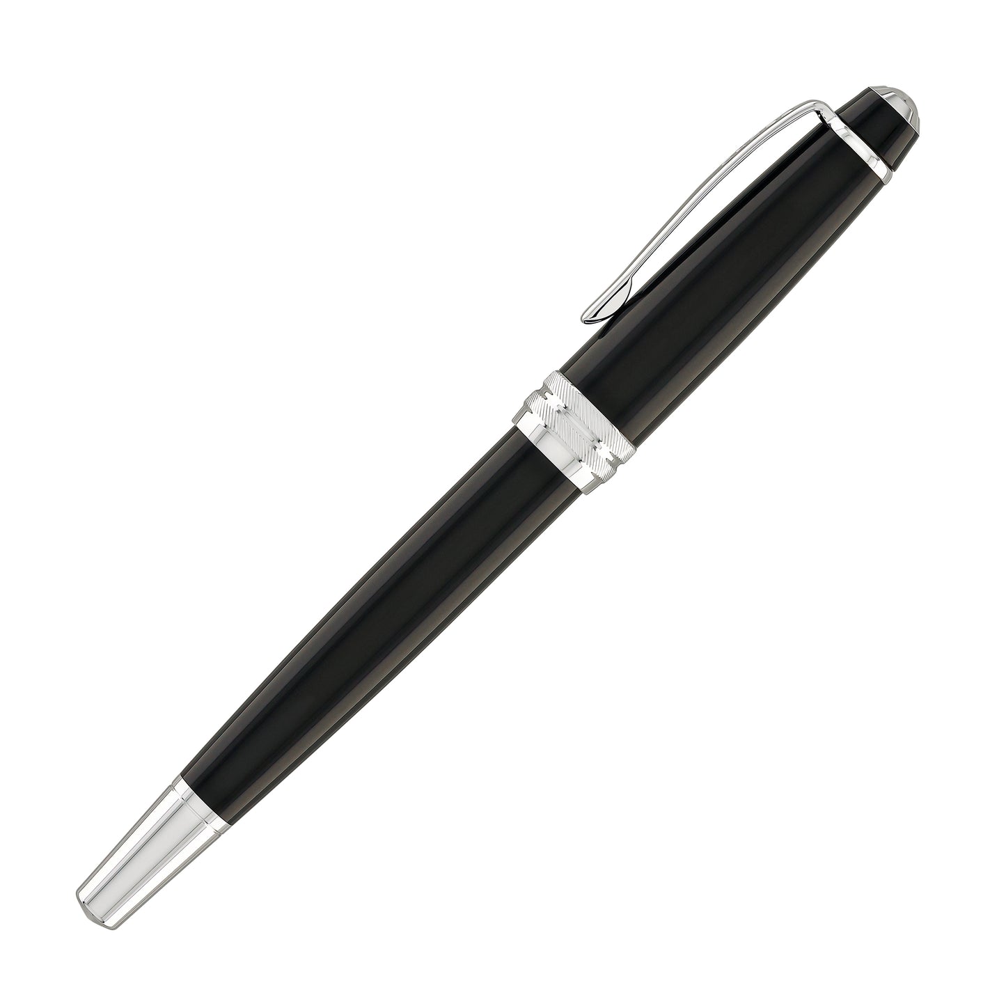 Cross Bailey Fountain Pen in Black Lacquer - Medium Point