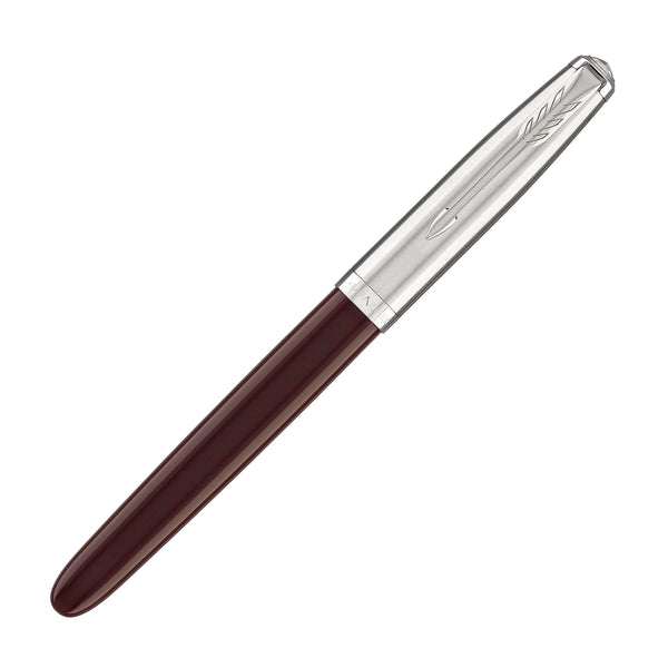 Parker 51 Fountain Pen in Burgundy with Chrome Trim