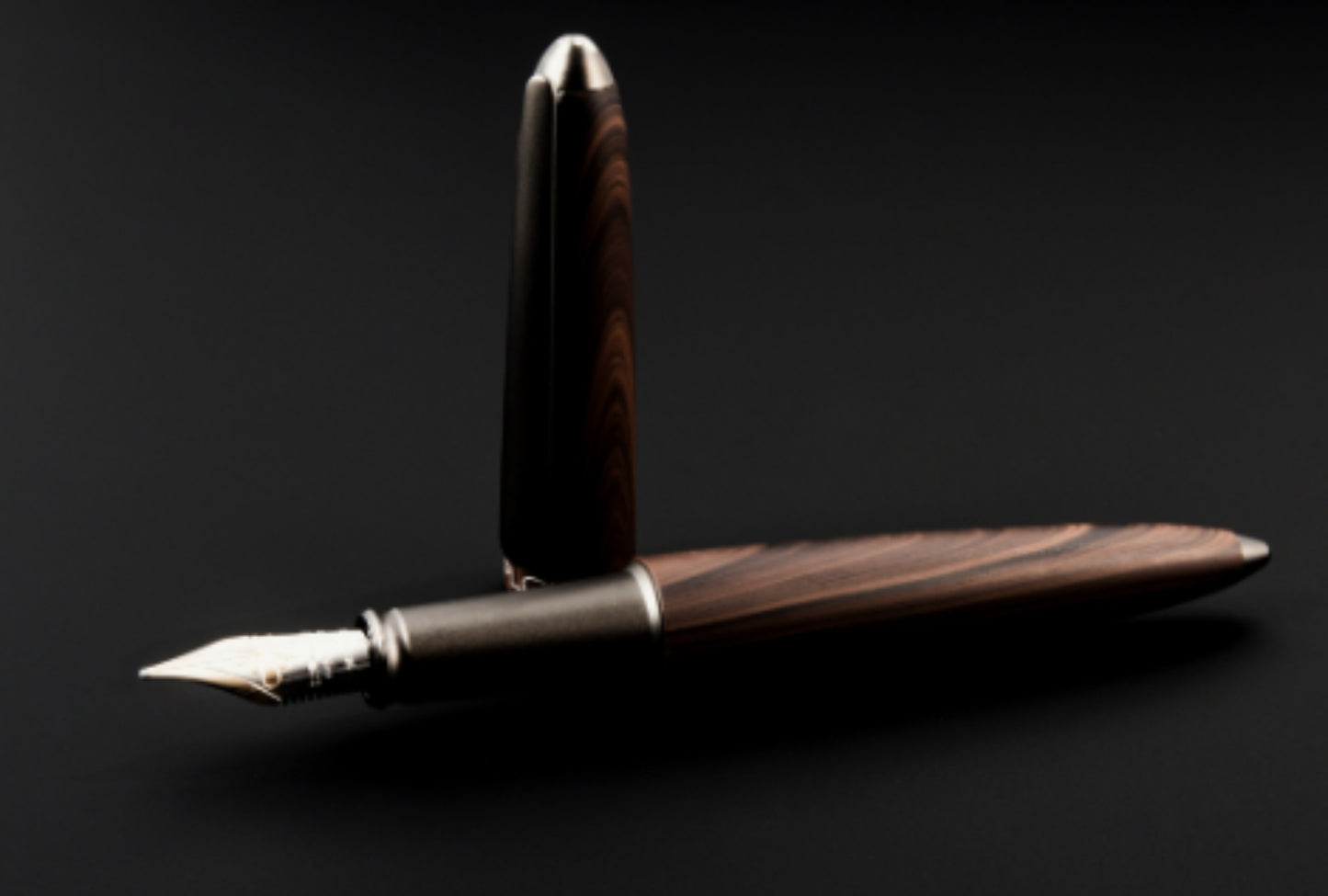 Diplomat Aero Fountain Pen in Black Forest