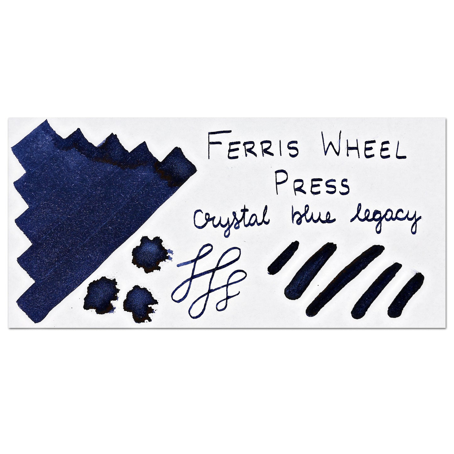 Ferris Wheel Press Crystal Blue Legacy Bottled Ink - 38 mL Bottled Ink