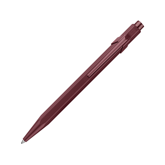 Caran d'Ache 849 Toile de Jouy Ballpoint Pen in Burgundy - Medium Point