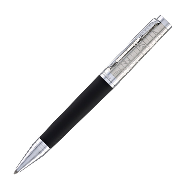 Parker Ingenuity Ballpoint Pen in Legacy of Flight with Chrome Trim