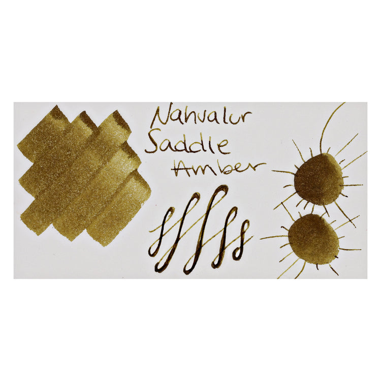 Nahvalur Explorer Bottled Ink in Saddle Amber - 20mL