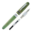 Conklin 1898 Stabilized Wood Fountain Pen in Matte Green with Chrome Trim - Limited Edition