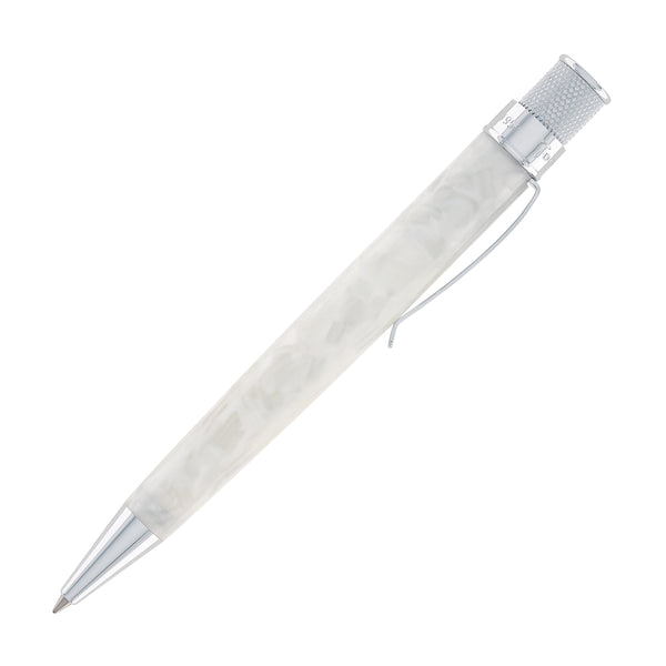 Retro 51 Vault Tornado Acrylic Rollerball Pen in Opal White Rollerball Pen
